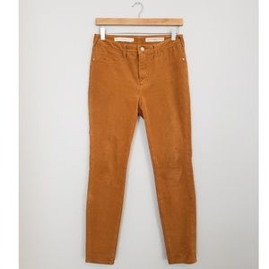 Anthropologie High Waisted Corduroy Pants Size 28
